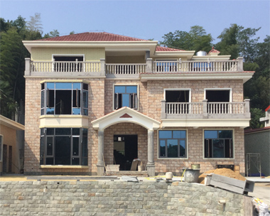 【實建案例】長沙寧鄉朱總私人別墅工程建成案例實景照片