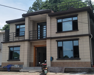 【實(shí)建案例】自建AT1720南昌二層簡潔別墅工程案例