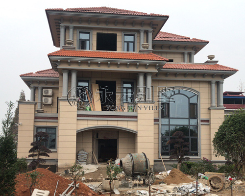 【實建案例】常德市安鄉李先生AT1668三層豪華別墅案例圖欣賞