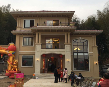 長沙方總AT1700修改版三層高檔復式別墅施工實景照片欣賞