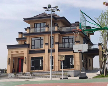 AT1778新亞洲風格三層別墅現場施工案例圖欣賞