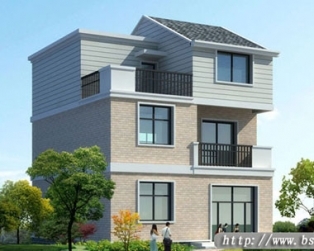 315號新農村三層別墅住宅設計圖紙10m×10.14m