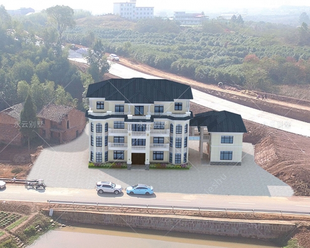 衡陽辦公接待商住兩用豪華別墅定制設計案例